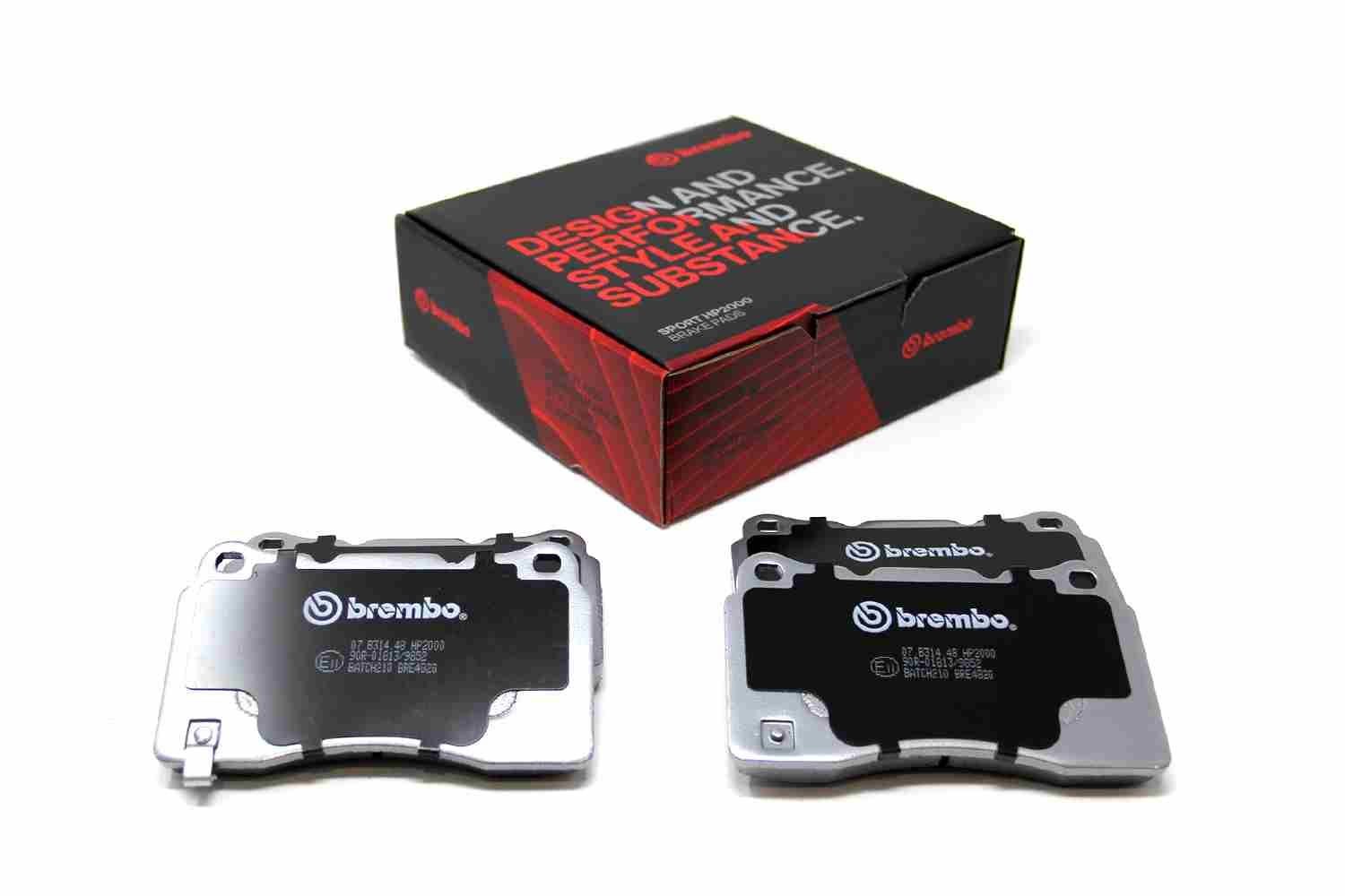 BREMBO High Performance Brake Pad Set SPORT PADS HP2000 Article number: 07.B314.48 cheaply