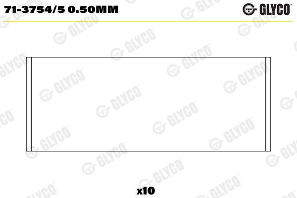 GLYCO Kepsulaager Artikli number: 71-3754/5 0.50mm soodsalt