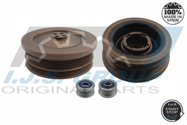 IJS GROUP Belt Pulley Set, crankshaft Article number: 17-1081KIT A cheaply