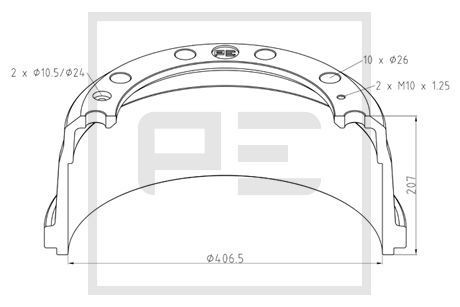 PETERS ENNEPETAL Axle Nut Article number: 266.698-00A cheaply