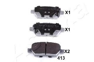 ASHIKA Brake pad set Article number: 51-04-413 cheaply
