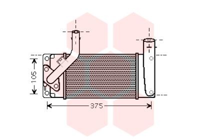 VAN WEZEL Intercooler Article number: 53004475 cheaply