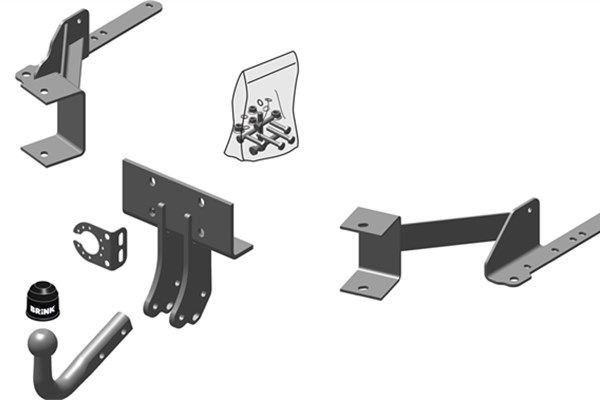 BRINK Trailer Hitch Article number: 526000 cheaply