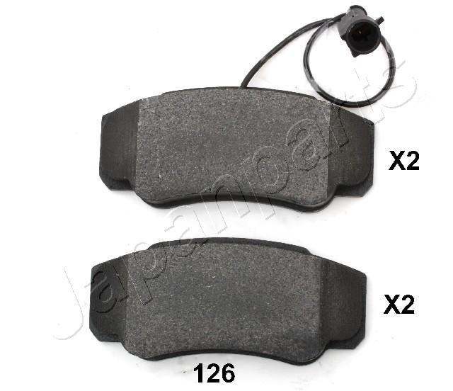 JAPANPARTS Brake pad set Article number: PA-126AF cheaply