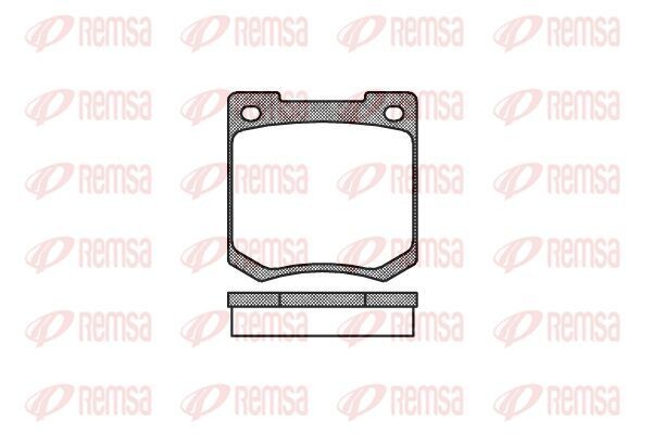 KAWE Brake pad set Article number: 0040 00 cheaply