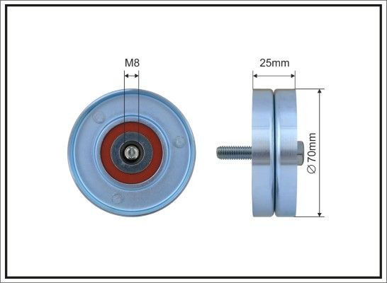 CAFFARO Deflection / Guide Pulley, v-ribbed belt Article number: 01-14 cheaply
