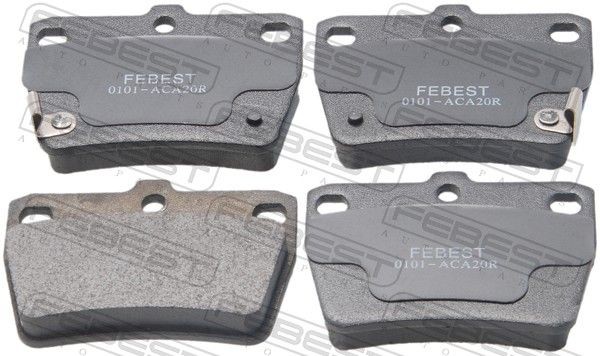 FEBEST Brake pad set Article number: 0101-ACA20R cheaply