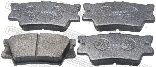 FEBEST Brake pad set Article number: 0101-ACV40R cheaply