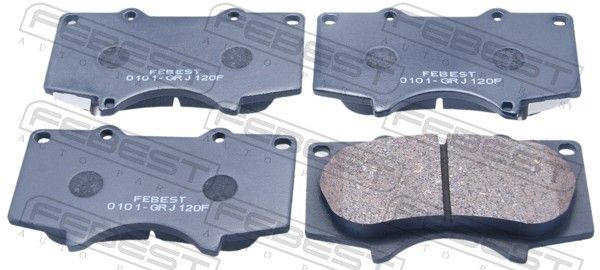 FEBEST Brake pad set Article number: 0101-GRJ120F cheaply