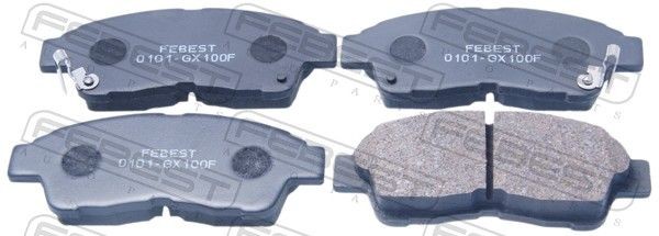 FEBEST Brake pad set Article number: 0101-GX100F cheaply
