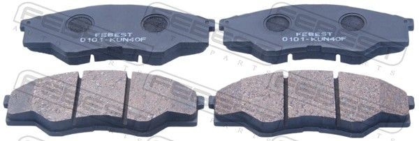 FEBEST Brake pad set Article number: 0101-KUN40F cheaply