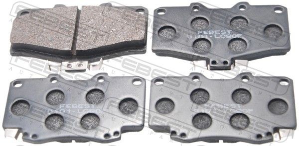 FEBEST Brake pad set Article number: 0101-LC90F cheaply