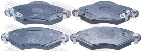 FEBEST Brake pad set Article number: 0101-SCP10F cheaply