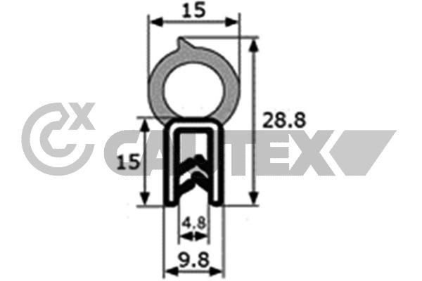 CAUTEX Uksetihend Artikli number: 011002 soodsalt