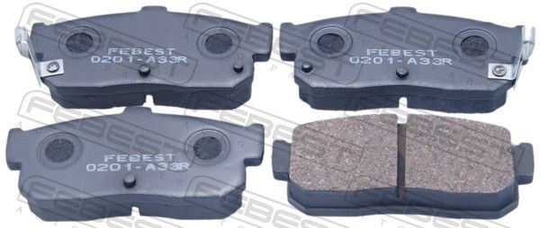 FEBEST Brake pad set Article number: 0201-A33R cheaply