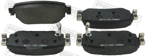 FEBEST Brake pad set Article number: 0201-J11ER cheaply