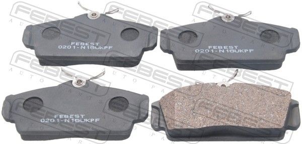 FEBEST Brake pad set Article number: 0201-N16UKPF cheaply