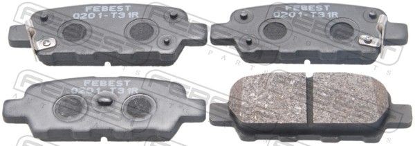 FEBEST Piduriklotsid Artikli number: 0201-T31R soodsalt