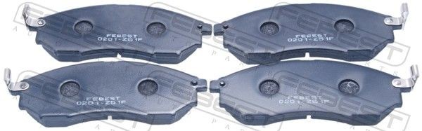 FEBEST Brake pad set Article number: 0201-Z51F cheaply