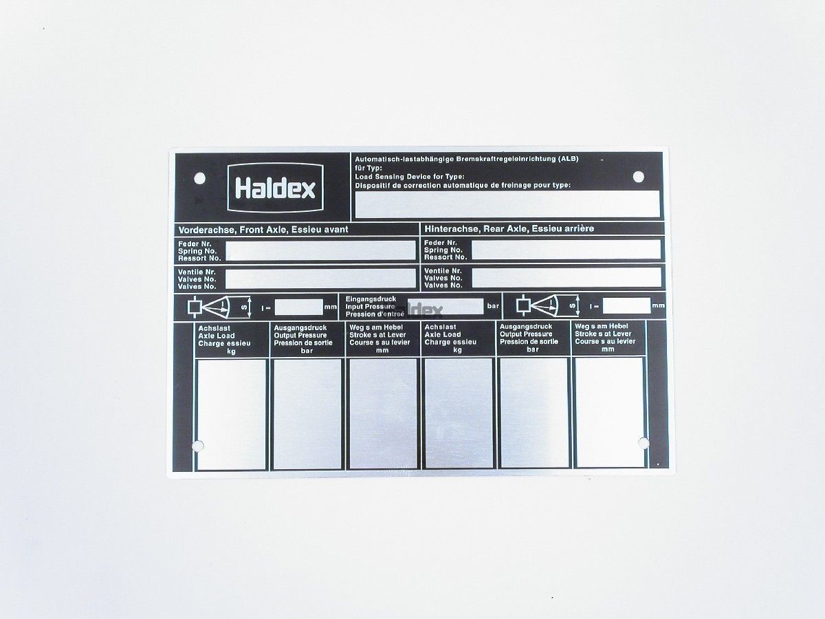 HALDEX Label Article number: 028027909 cheaply