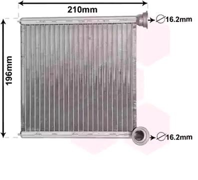 VAN WEZEL Heater matrix Article number: 03006385 cheaply