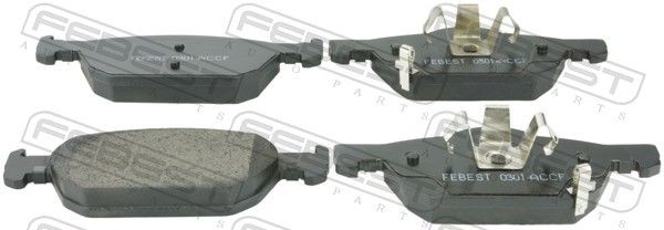 FEBEST Brake pad set Article number: 0301-ACCF cheaply