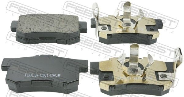 FEBEST Brake pad set Article number: 0301-CRVR cheaply