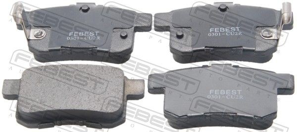 FEBEST Brake pad set Article number: 0301-CU2R cheaply