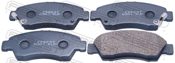 FEBEST Brake pad set Article number: 0301-EUF cheaply