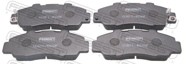 FEBEST Brake pad set Article number: 0301-RD9F cheaply