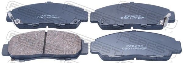 FEBEST Brake pad set Article number: 0301-RN5F cheaply