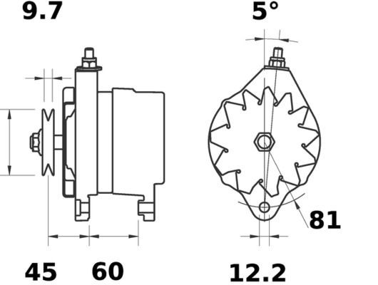 MAHLE ORIGINAL Piston Article number: 033 PI 00103 000 cheaply
