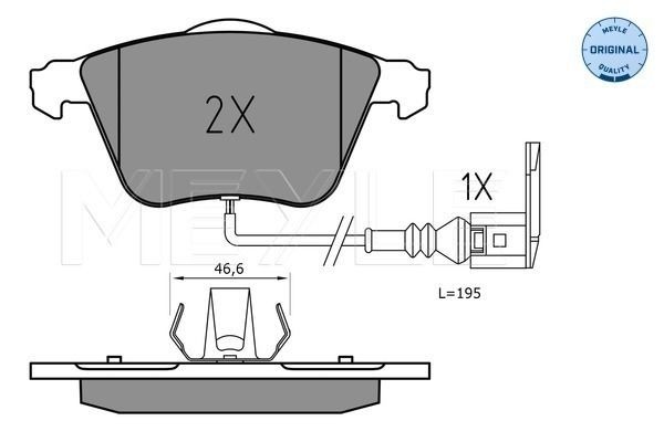 MEYLE Cylinderforing, trykluftkompressor Varenummer: 034 013 0040 billige