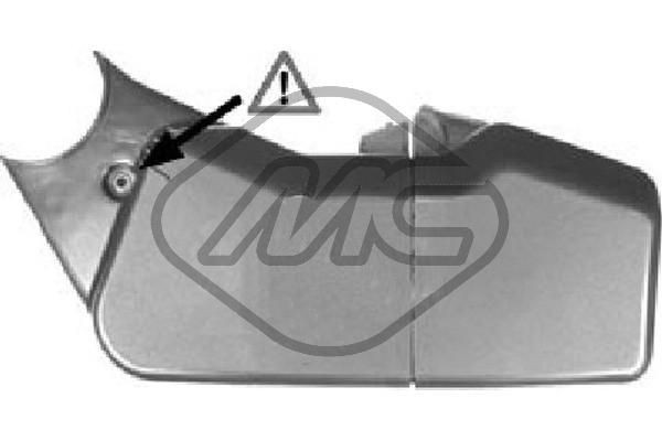 Metalcaucho Cover, timing belt Article number: 03751 cheaply