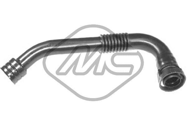 Metalcaucho Pipe, EGR valve Article number: 03832 cheaply