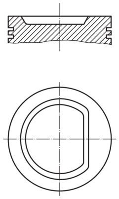 MAHLE ORIGINAL Piston Article number: 039 95 01 cheaply