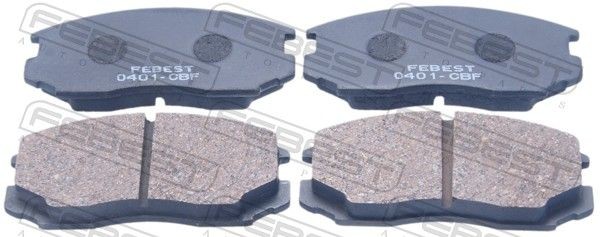 FEBEST Bremseklodser Varenummer: 0401-CBF billige
