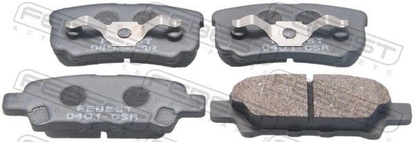 FEBEST Brake pad set Article number: 0401-CSR cheaply