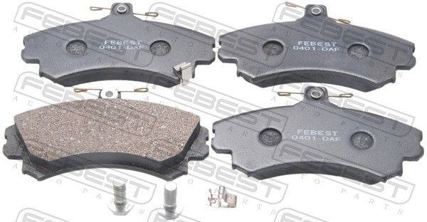 FEBEST Brake pad set Article number: 0401-DAF cheaply