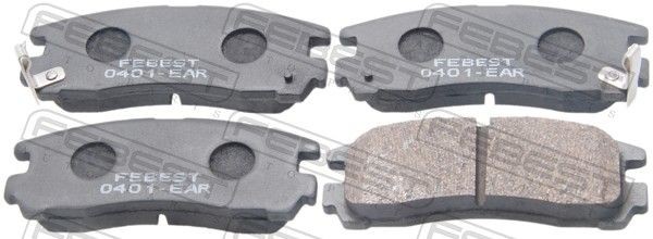 FEBEST Brake pad set Article number: 0401-EAR cheaply