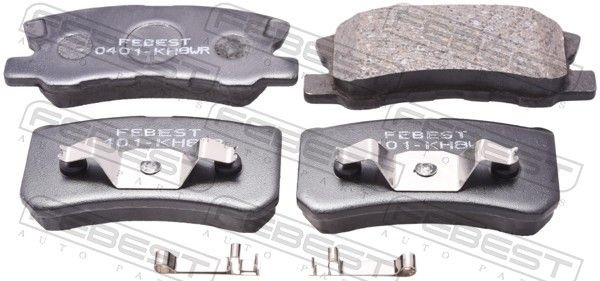 FEBEST Brake pad set Article number: 0401-KH8WR cheaply