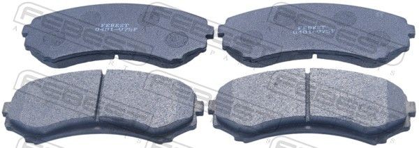 FEBEST Brake pad set Article number: 0401-V75F cheaply