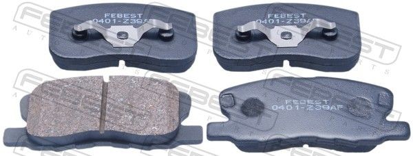 FEBEST Brake pad set Article number: 0401-Z39AF cheaply