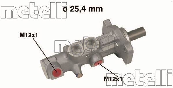 METELLI Peapiduri silinder Artikli number: 05-0579 soodsalt