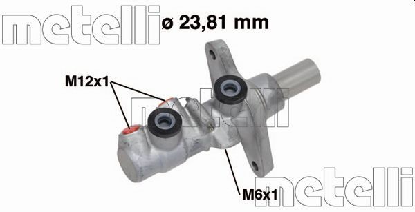 METELLI Peapiduri silinder Artikli number: 05-0742 soodsalt