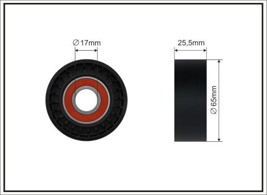 CAFFARO Tensioner pulley Article number: 05-91 cheaply