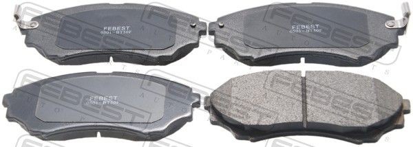 FEBEST Brake pad set Article number: 0501-BT50F cheaply