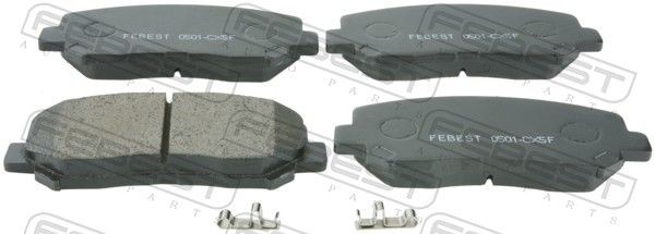 FEBEST Brake pad set Article number: 0501-CX5F cheaply