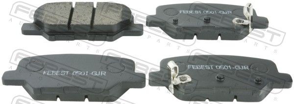FEBEST Brake pad set Article number: 0501-GJR cheaply