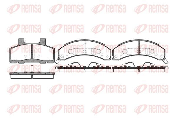 KAWE Brake pad set Article number: 0518 02 cheaply